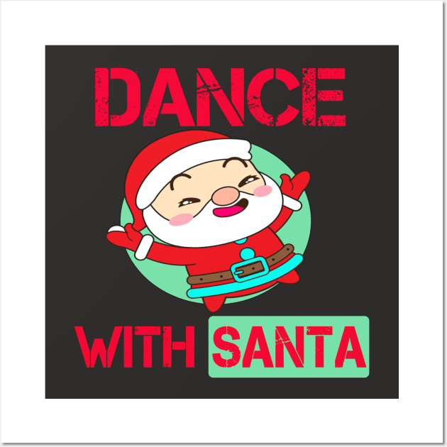 Dancing with Santa Wall Art by Sam art